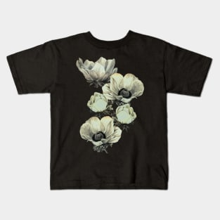 anemone flowers (transparent background) Kids T-Shirt